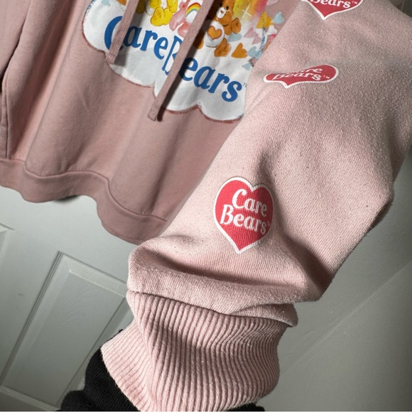 Care Bears Pink Hoodie with Rainbow Graphic - Picture 3 of 5